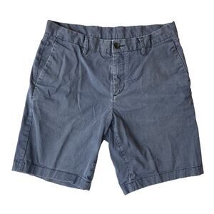 Michael Kors Men Flat Front Khaki Shorts size 30, Blue